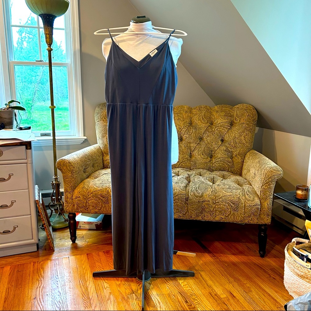 Blue jumpsuit